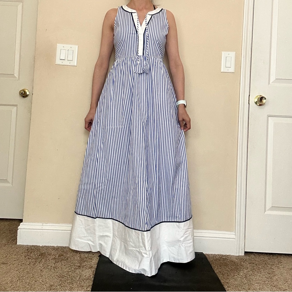 NWT Vineyard vines Marlin Strips Maxi Dress